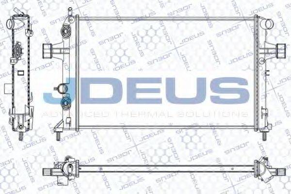 JDEUS RA0200840 Радіатор, охолодження двигуна