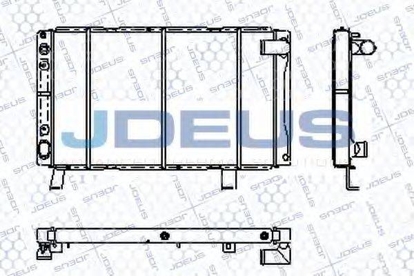 JDEUS RA0210190 Радіатор, охолодження двигуна