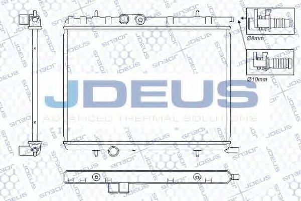 JDEUS RA0210341 Радіатор, охолодження двигуна