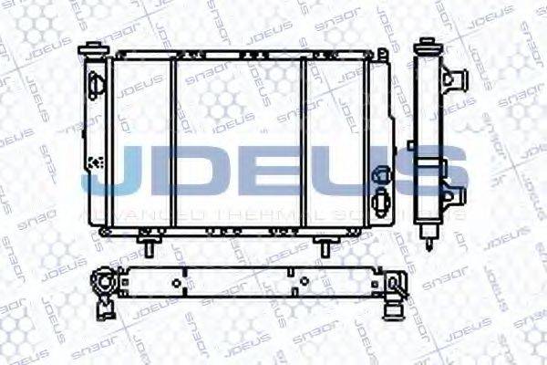 JDEUS RA0230031 Радіатор, охолодження двигуна