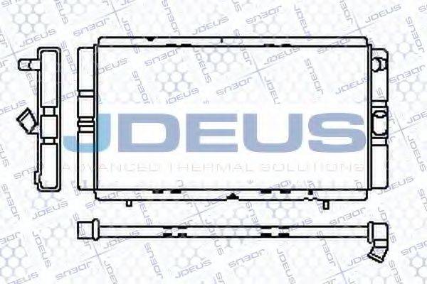 JDEUS RA0230300 Радіатор, охолодження двигуна