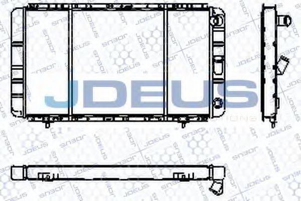 JDEUS RA0230320 Радіатор, охолодження двигуна