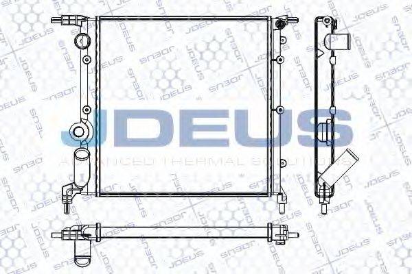 JDEUS RA0230401 Радіатор, охолодження двигуна