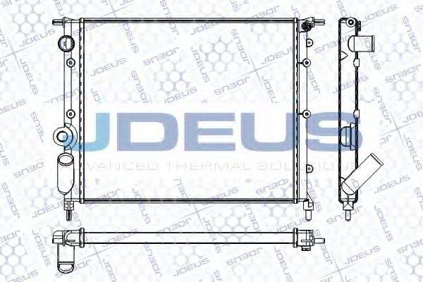 JDEUS RA0230431 Радіатор, охолодження двигуна