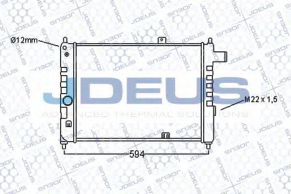 JDEUS 020M03 Радіатор, охолодження двигуна