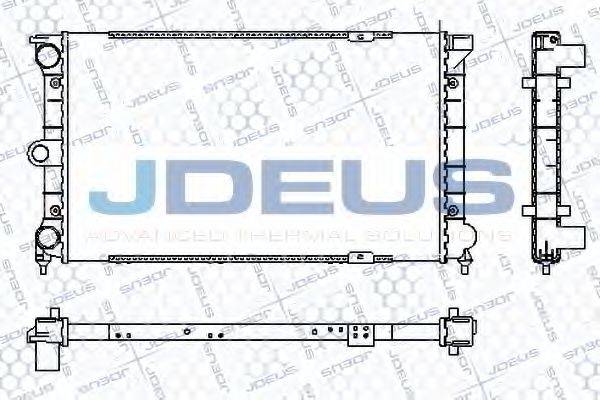 JDEUS RA0300271 Радіатор, охолодження двигуна