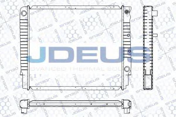 JDEUS RA0310260 Радіатор, охолодження двигуна