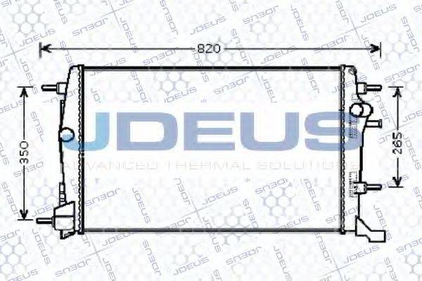 JDEUS 023M91 Радіатор, охолодження двигуна