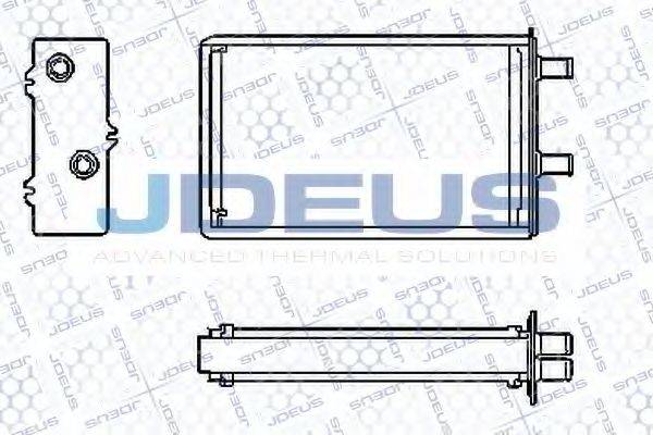 JDEUS RA2030010 Теплообмінник, опалення салону