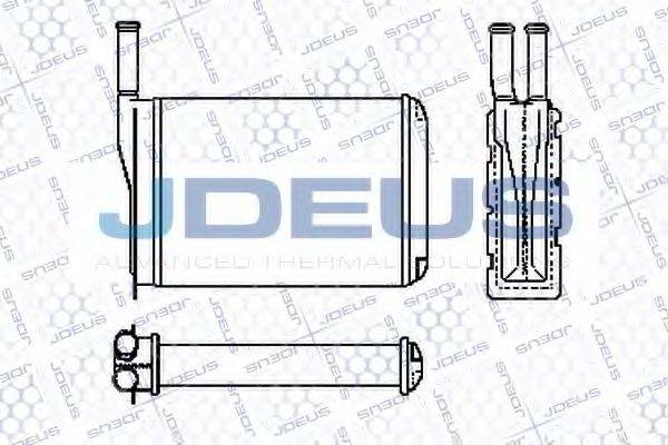 JDEUS RA2230050 Теплообмінник, опалення салону