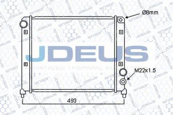 JDEUS 000V04 Радіатор, охолодження двигуна