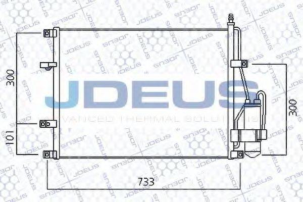 JDEUS 731M10 Конденсатор, кондиціонер