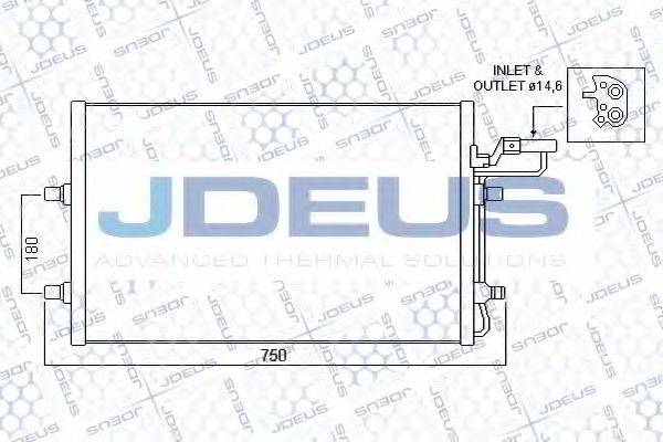 JDEUS 731M14 Конденсатор, кондиціонер