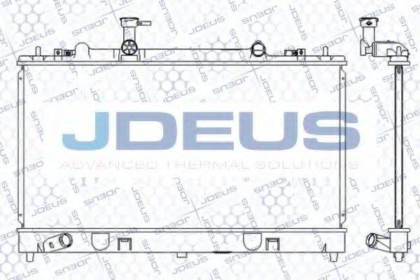 JDEUS 016M29 Радіатор, охолодження двигуна