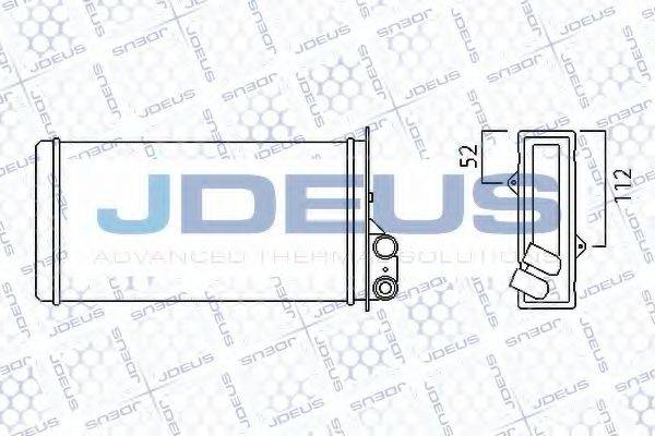 JDEUS 223M18 Теплообмінник, опалення салону