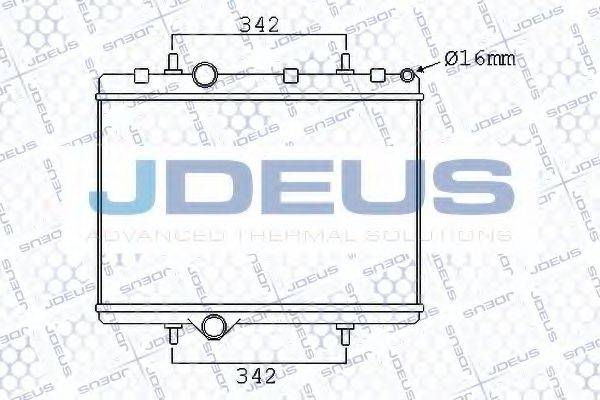 JDEUS 007M58 Радіатор, охолодження двигуна