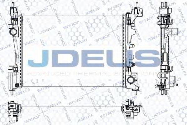 JDEUS 020M78 Радіатор, охолодження двигуна