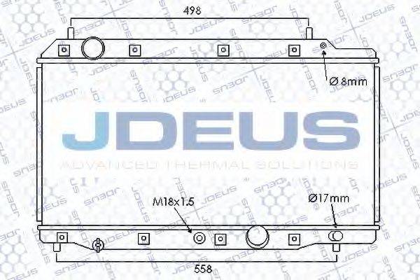 JDEUS 013M32 Радіатор, охолодження двигуна