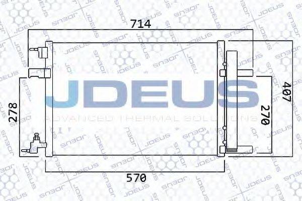 JDEUS 720M74 Конденсатор, кондиціонер