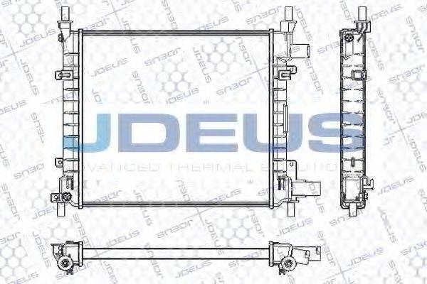 JDEUS RA0120971 Радіатор, охолодження двигуна