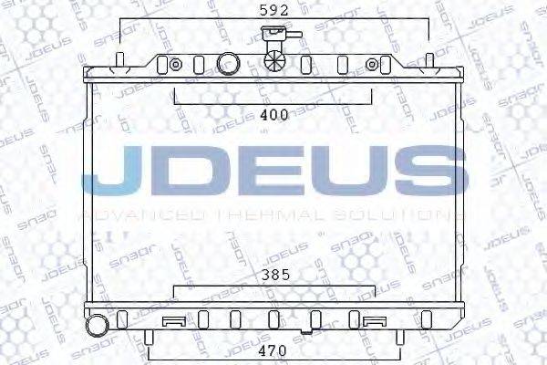 JDEUS 019M66 Радіатор, охолодження двигуна