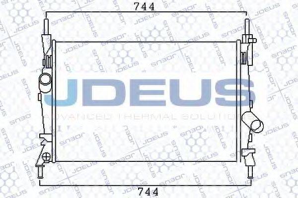 JDEUS 012M37 Радіатор, охолодження двигуна