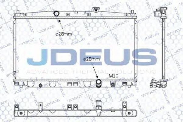 JDEUS 013M38 Радіатор, охолодження двигуна