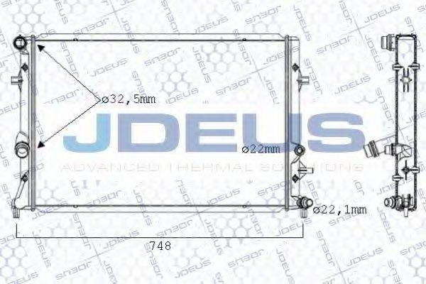 JDEUS 030M55 Радіатор, охолодження двигуна