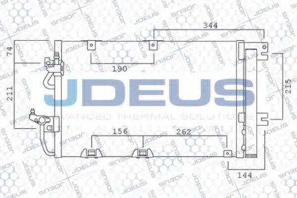 JDEUS 720M60 Конденсатор, кондиціонер