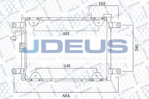 JDEUS 742M16 Конденсатор, кондиціонер