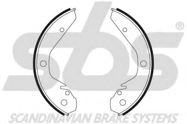SBS 18492747249 Комплект гальмівних колодок