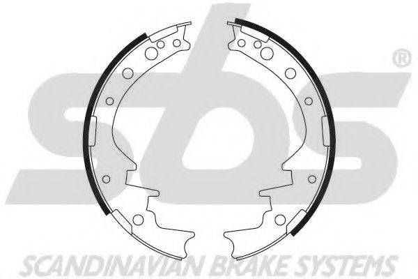 SBS 18492745377 Комплект гальмівних колодок