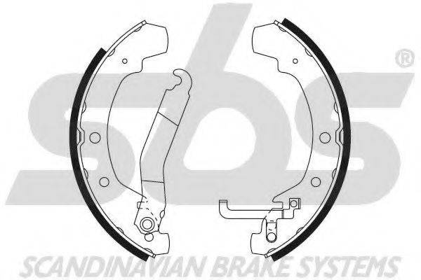 SBS 18492747437 Комплект гальмівних колодок