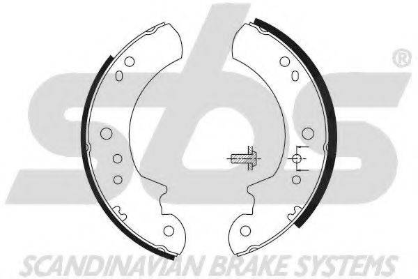 SBS 18492725443 Комплект гальмівних колодок