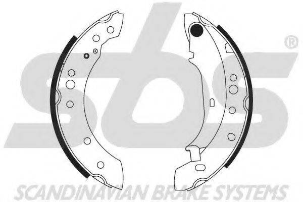 SBS 18492737736 Комплект гальмівних колодок