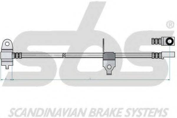 SBS 13308525139 Гальмівний шланг