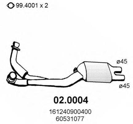 ASSO 020004 Каталізатор