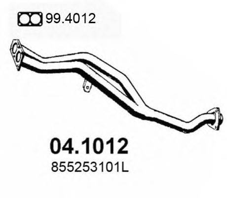ASSO 041012 Труба вихлопного газу