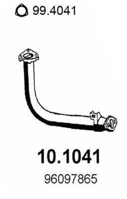 ASSO 101041 Труба вихлопного газу