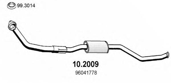 ASSO 102009 Передглушувач вихлопних газів