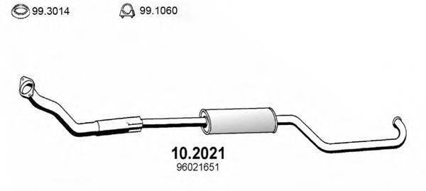 ASSO 102021 Передглушувач вихлопних газів