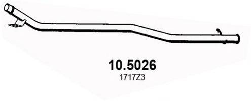 ASSO 105026 Труба вихлопного газу