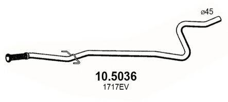 ASSO 105036 Труба вихлопного газу