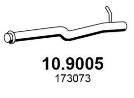 ASSO 109005 Труба вихлопного газу