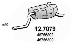 ASSO 127079 Глушник вихлопних газів кінцевий