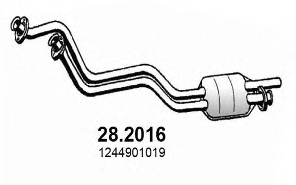 ASSO 282016 Передглушувач вихлопних газів