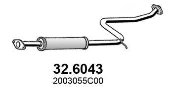 ASSO 326043 Середній глушник вихлопних газів