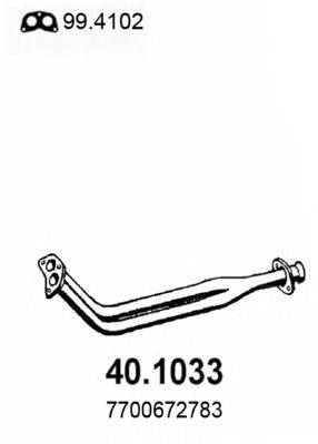 ASSO 401033 Труба вихлопного газу