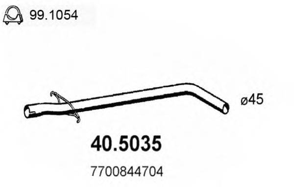 ASSO 405035 Труба вихлопного газу