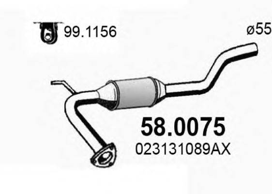 ASSO 580075 Каталізатор